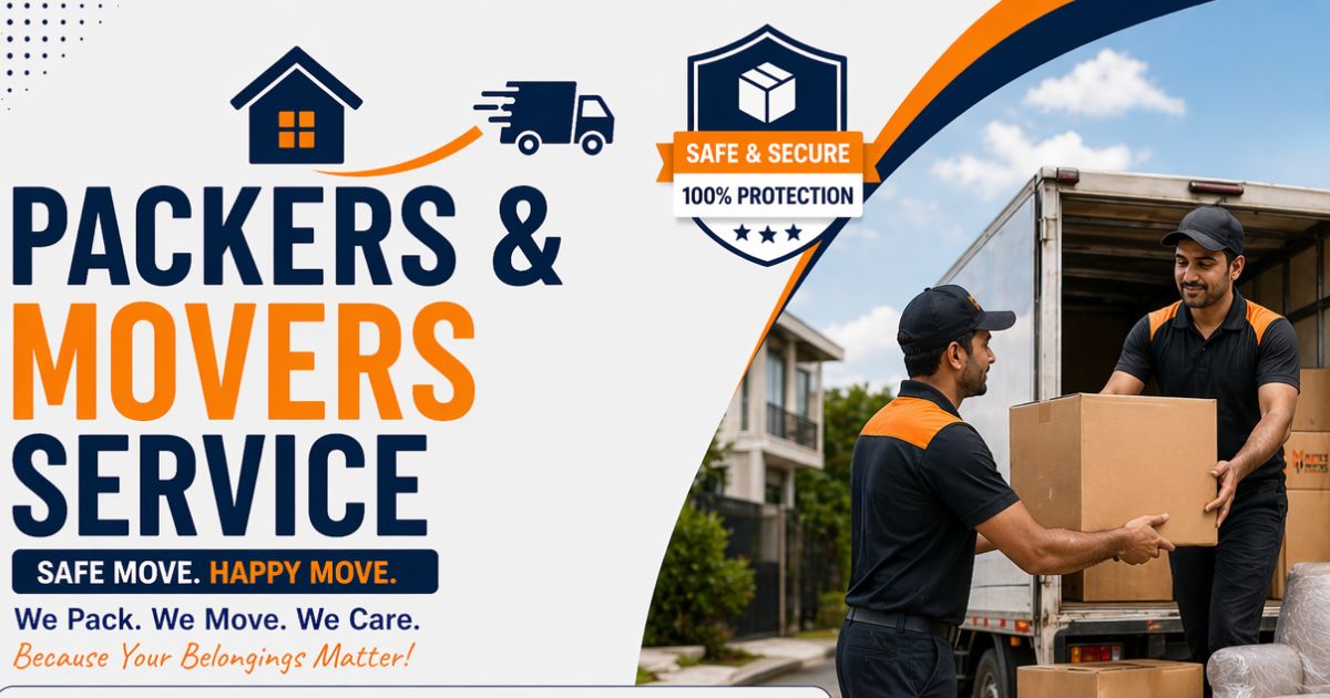 Packers and movers truck loading household goods for Chennai to Jaipur route